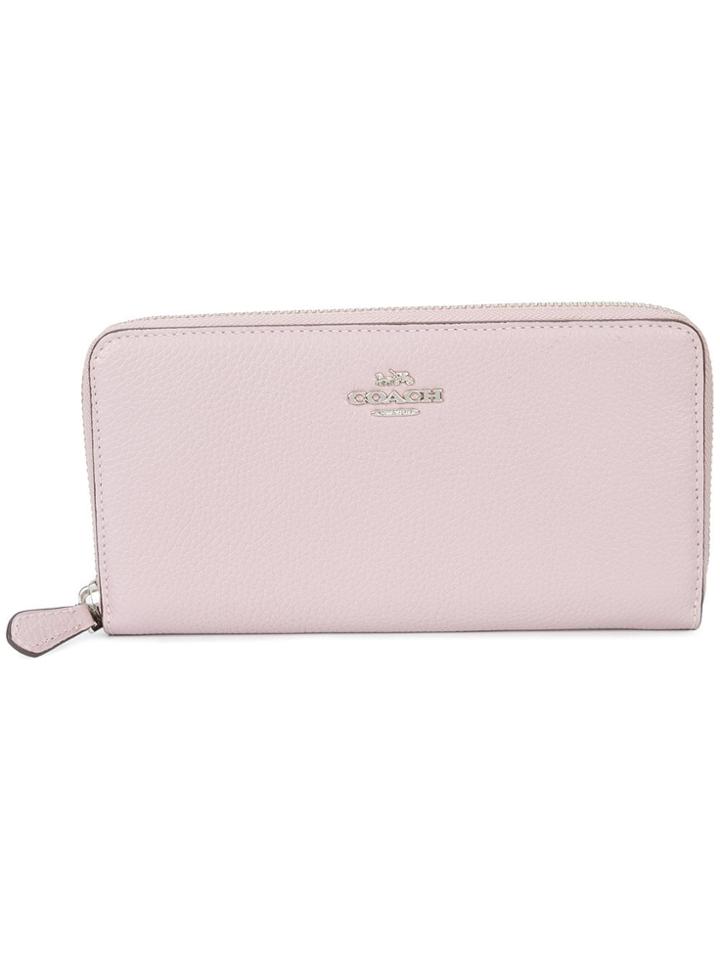 Coach Accordion Zip Wallet - Pink