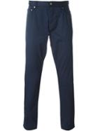 Michael Kors Casual Trousers, Men's, Size: 36, Blue, Cotton/spandex/elastane