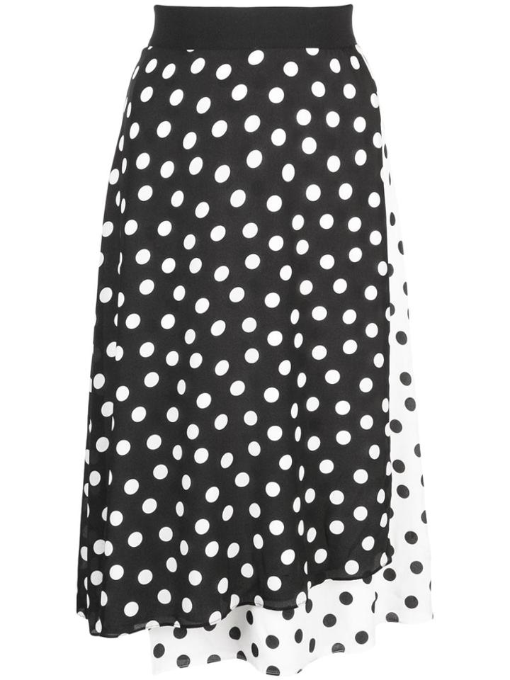 Alice+olivia Nanette Mock Wrap Skirt - Black