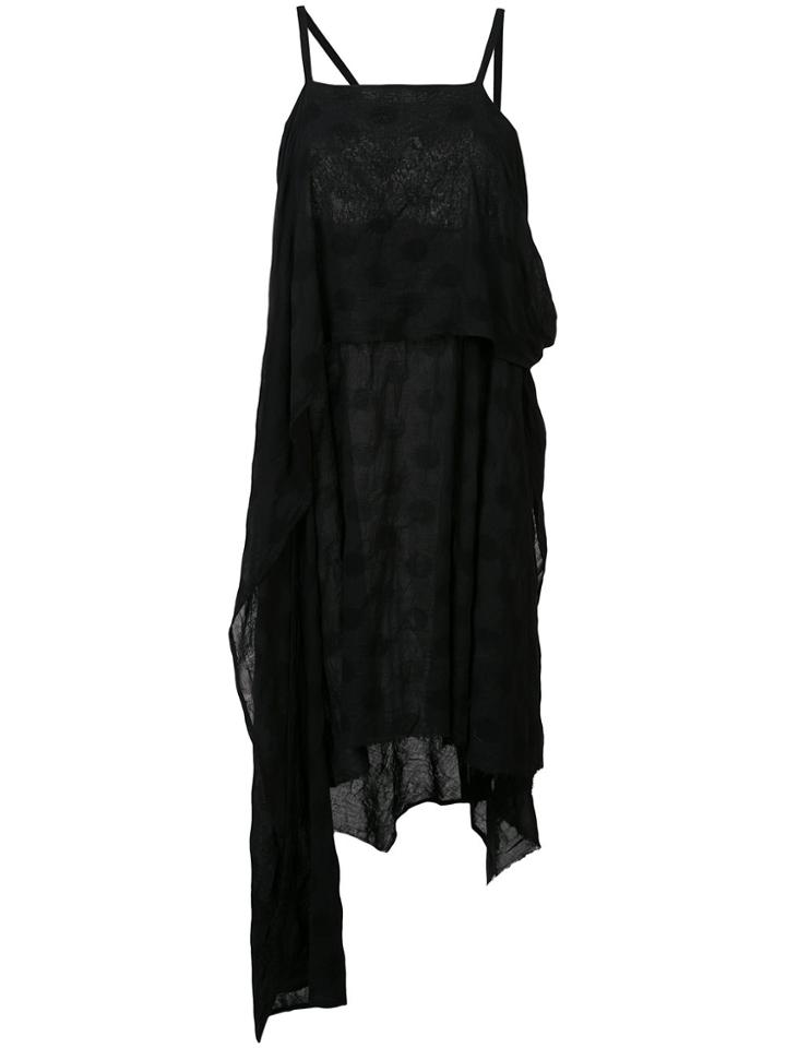 Lost & Found Ria Dunn Short Scarfed Dress - Black