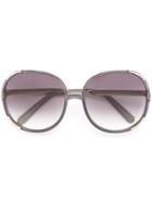 Chloé - Oversized Sunglasses - Women - Acetate - One Size, Grey, Acetate