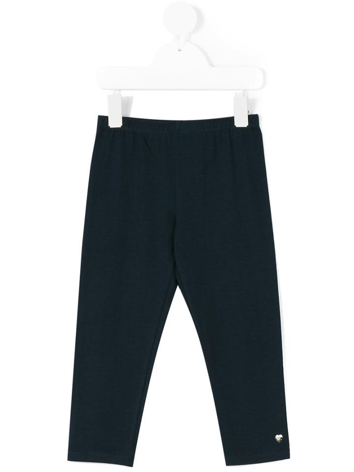 Armani Junior - Minimal Leggings - Kids - Cotton/spandex/elastane - 4 Yrs, Blue