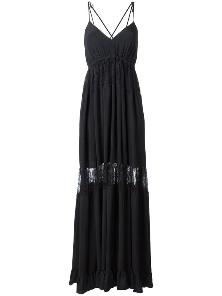No21 V-neck Maxi Dress - Black