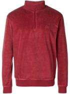 Stussy High Neck Sweatshirt - Red