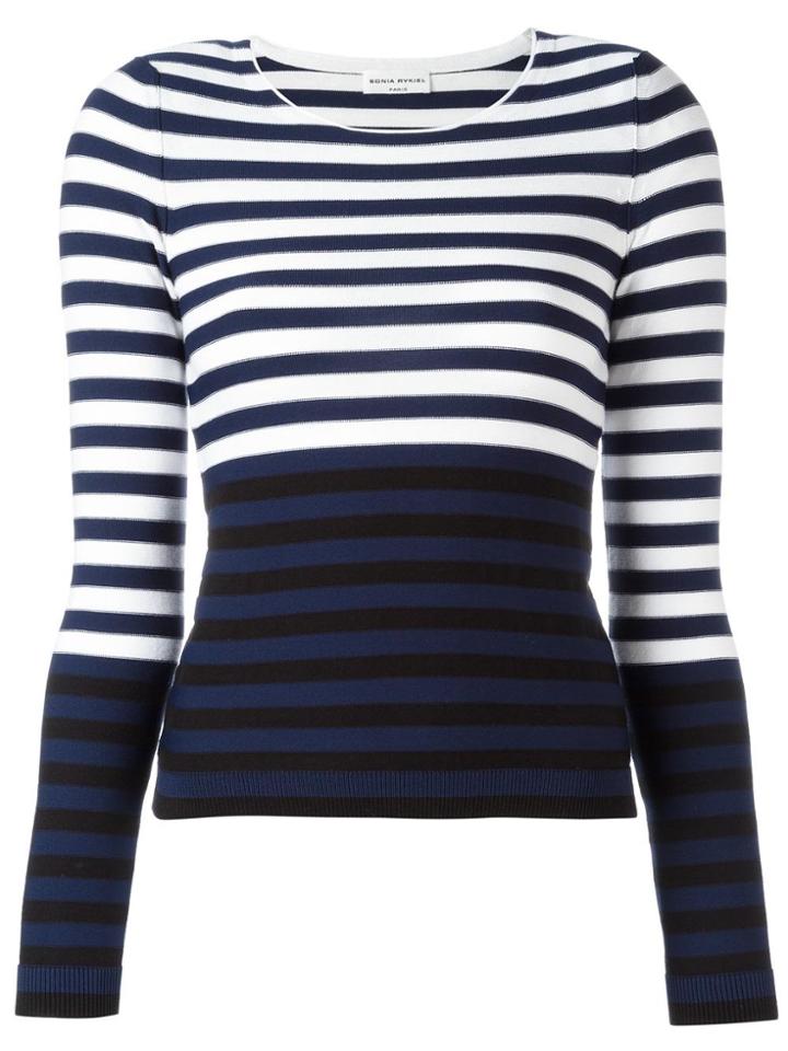 Sonia Rykiel Striped Jumper - Blue