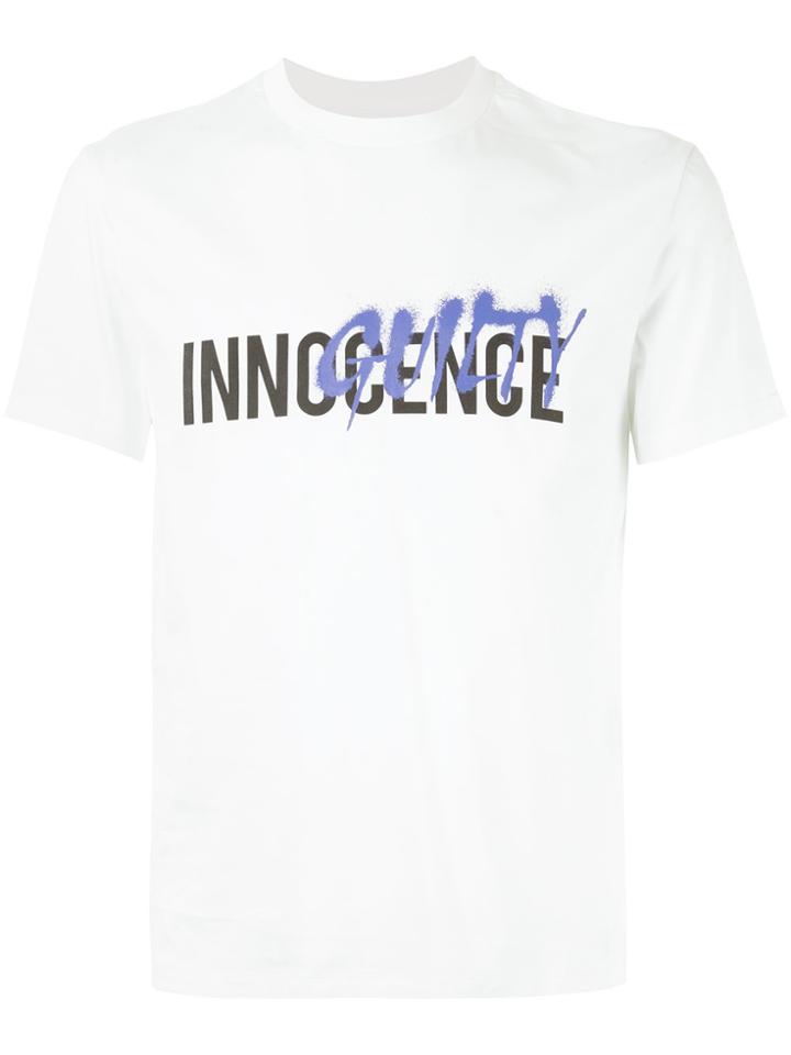Christian Dada Slogan Print T-shirt - White