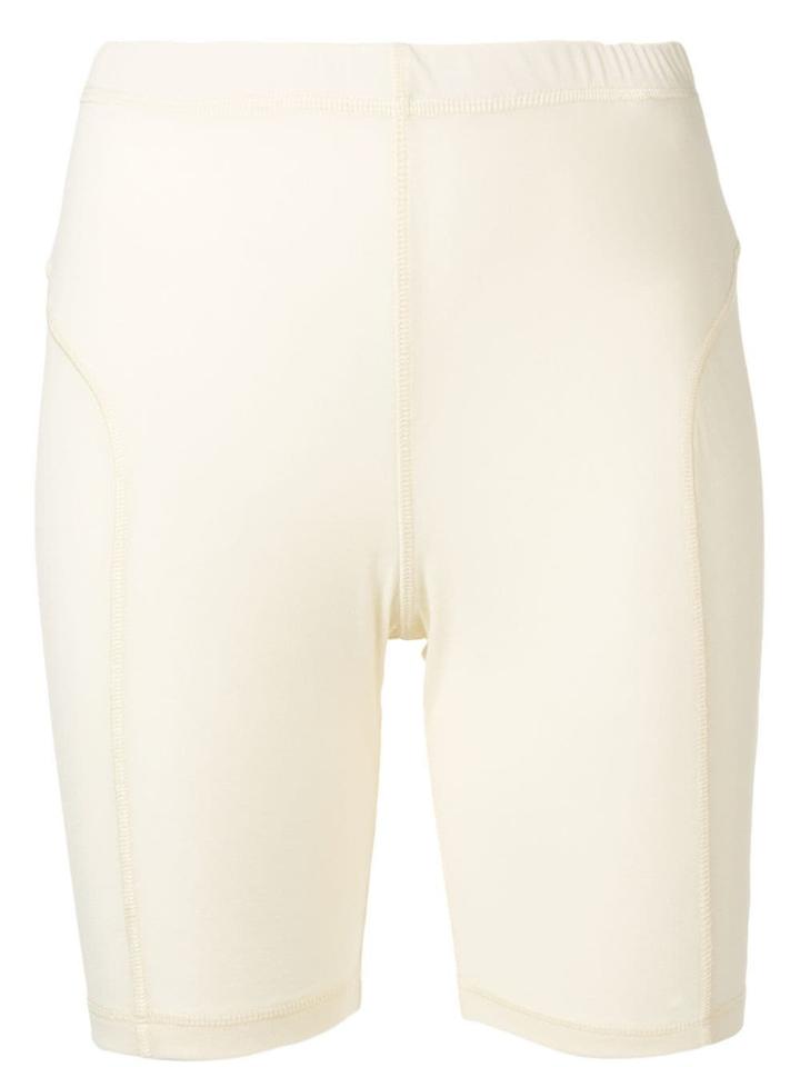 Jil Sander High Waisted Cycling Shorts - Neutrals