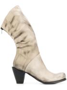 Lost & Found Ria Dunn Pleated Back Boots - Nude & Neutrals