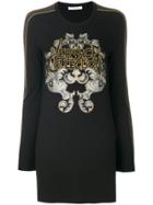 Versace Collection Oversized Embellished Sweatshirt - Black