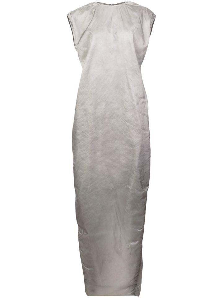 Rick Owens Long Straight Fit Dress - Green