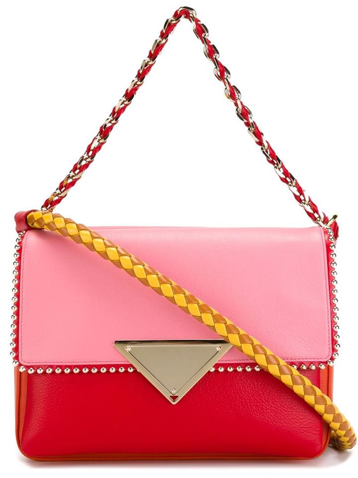 Sara Battaglia 'carol' Shoulder Bag, Women's, Pink/purple