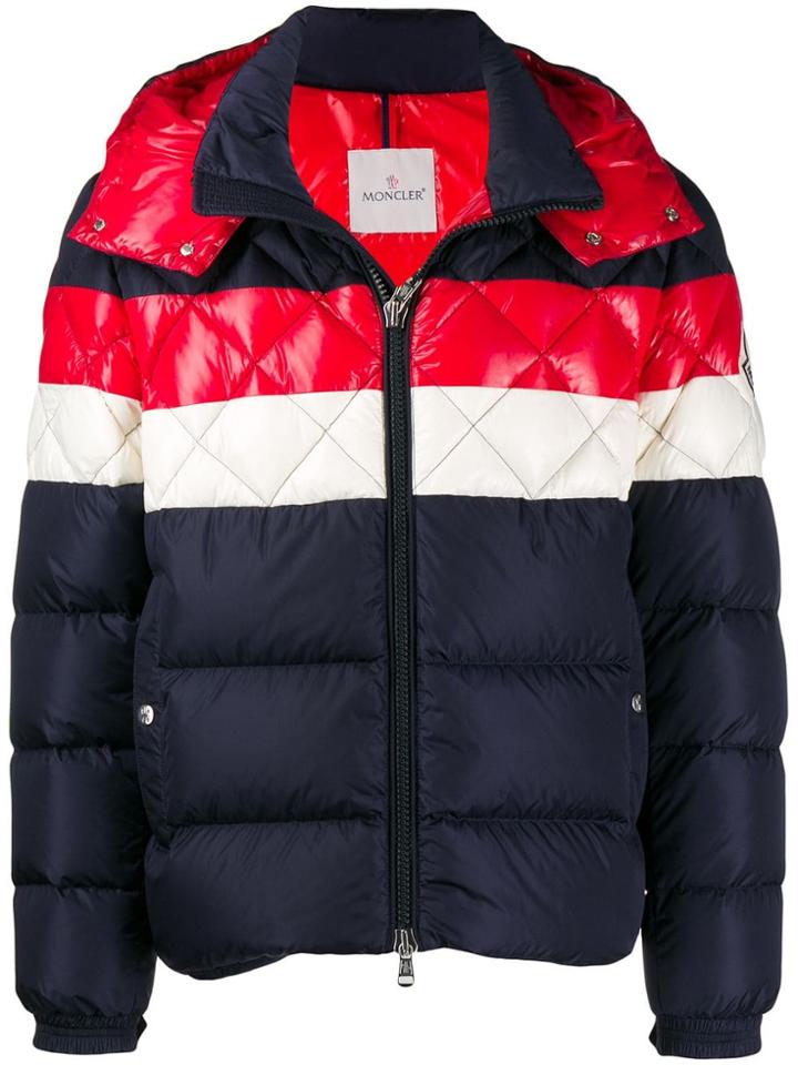 Moncler Janvry Giubbotto Padded Jacket - Red