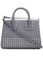 Thomas Wylde - Studded Tote - Women - Calf Leather - One Size, Grey, Calf Leather