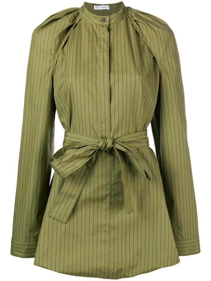 Jw Anderson Striped Shirt - Green