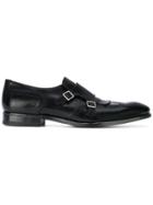 Henderson Baracco Fringed Monk Shoes - Black