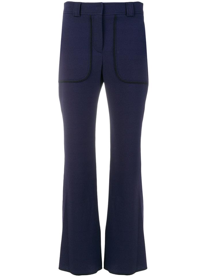 See By Chloé Straight Trousers - Blue