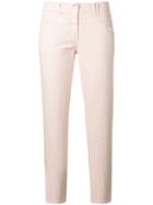 Closed Straight Trousers, Women's, Size: 46, Pink/purple, Cotton/spandex/elastane/lyocell