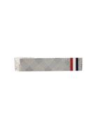 Thom Browne Tie Bar With Stripe Details - Silver