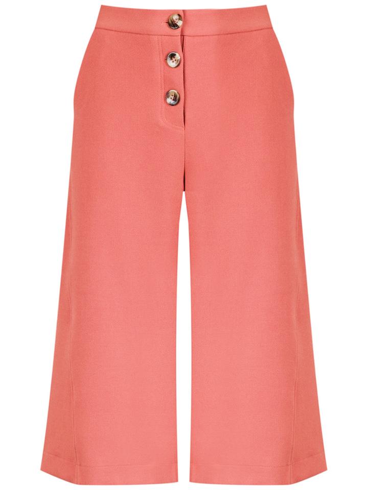 Olympiah Andes Pantacourt Trousers - Pink & Purple