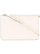 Maison Margiela Top Handle Clutch, Women's, Nude/neutrals, Leather