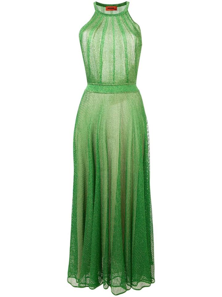 Missoni Glitter Effect Midi Dress - Green