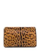 Jérôme Dreyfuss Leopard Print Clutch Bag - Brown