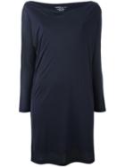 Majestic Filatures Longsleeved Fitted Dress - Blue