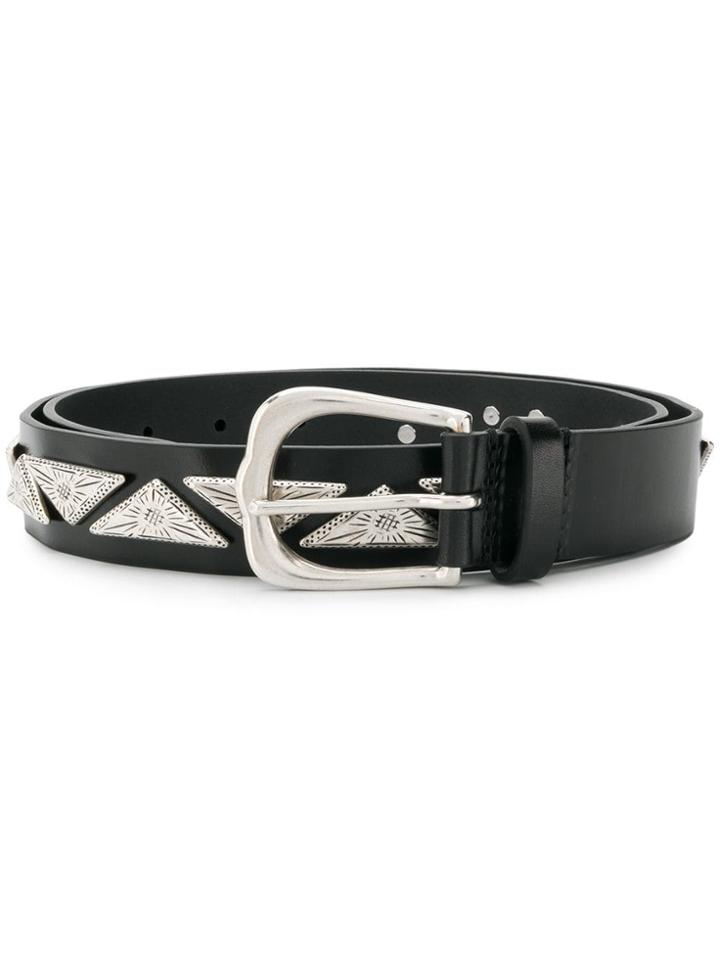 Isabel Marant Embellished Western Belt - Black