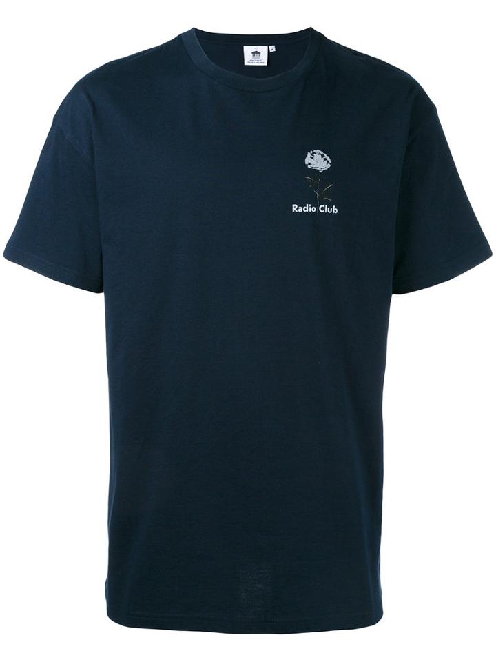 Carhartt - Radio Club Printed T-shirt - Men - Cotton - S, Blue, Cotton