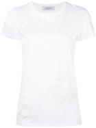 Valentino Butterfly Appliqué T-shirt, Women's, Size: Small, White, Cotton