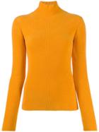 Nanushka Chenille Knit Roll-neck Jumper - Orange