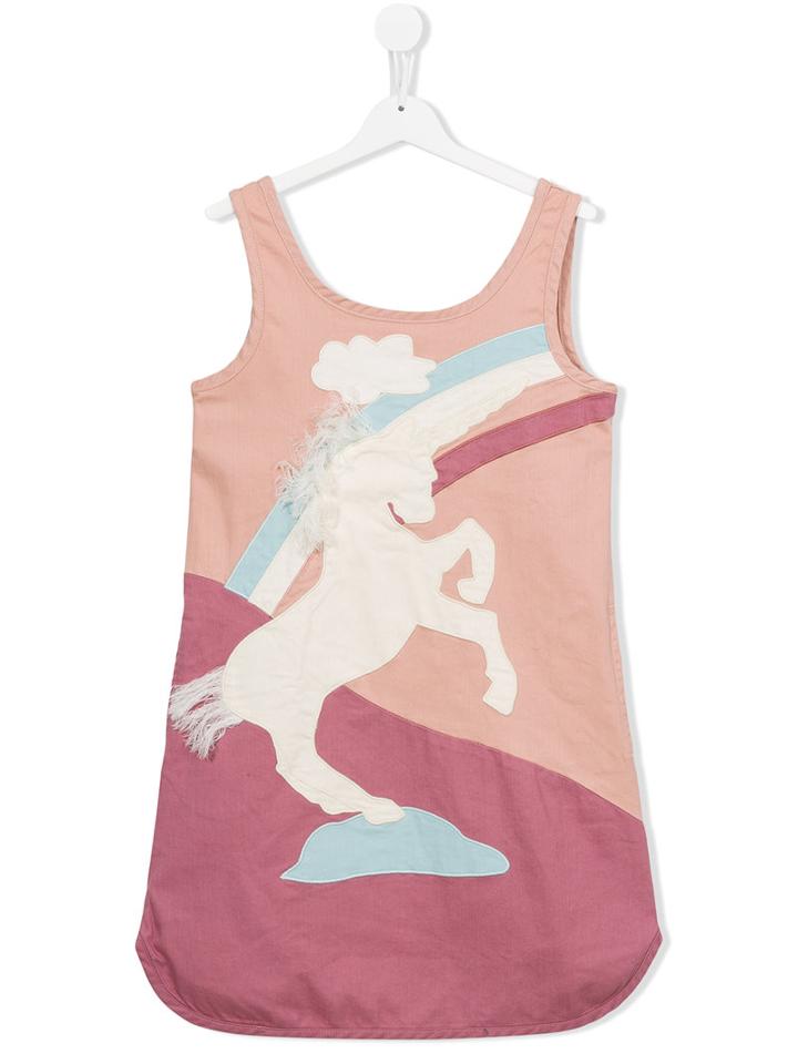 Stella Mccartney Kids - Deborah Dress - Kids - Cotton/polyester - 14 Yrs, Pink/purple