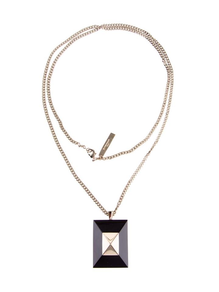Givenchy Stud Pendant Necklace, Women's, Black