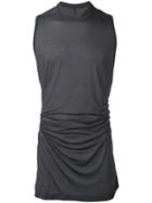Rick Owens Drkshdw - Long Tank Top - Men - Viscose - One Size, Grey, Viscose