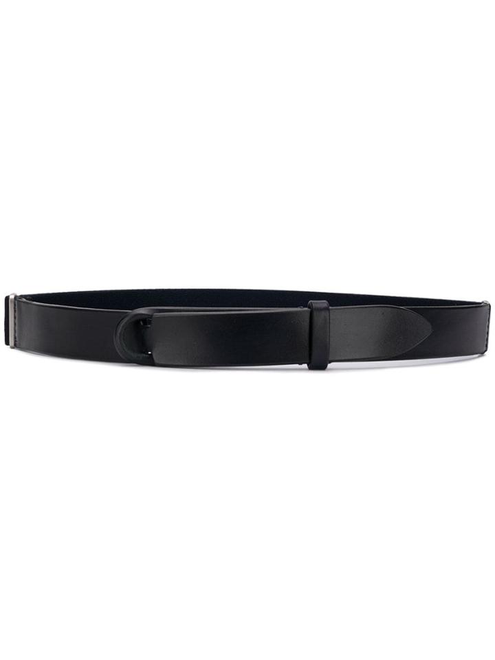 Orciani Plain Thin Belt - Blue