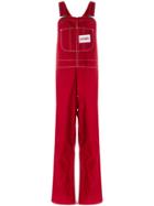 Napa By Martine Rose Adjustable Strap Dungarees - Red