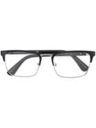 Prada Eyewear Square Frame Glasses, Black, Acetate/metal