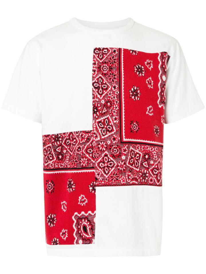Coohem Bandana Jacquard T-shirt - White