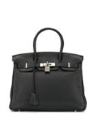 Hermès Pre-owned Birkin 30 Handbag - Black