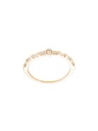 Eva Fehren 18kt Rose Gold Tetra Diamond Band - Silver