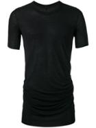 Rick Owens Long Length T-shirt, Men's, Size: Xl, Black, Silk/viscose