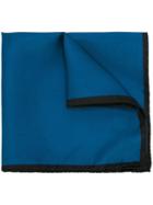 Dolce & Gabbana Crown Print Pocket Square, Men's, Blue, Silk