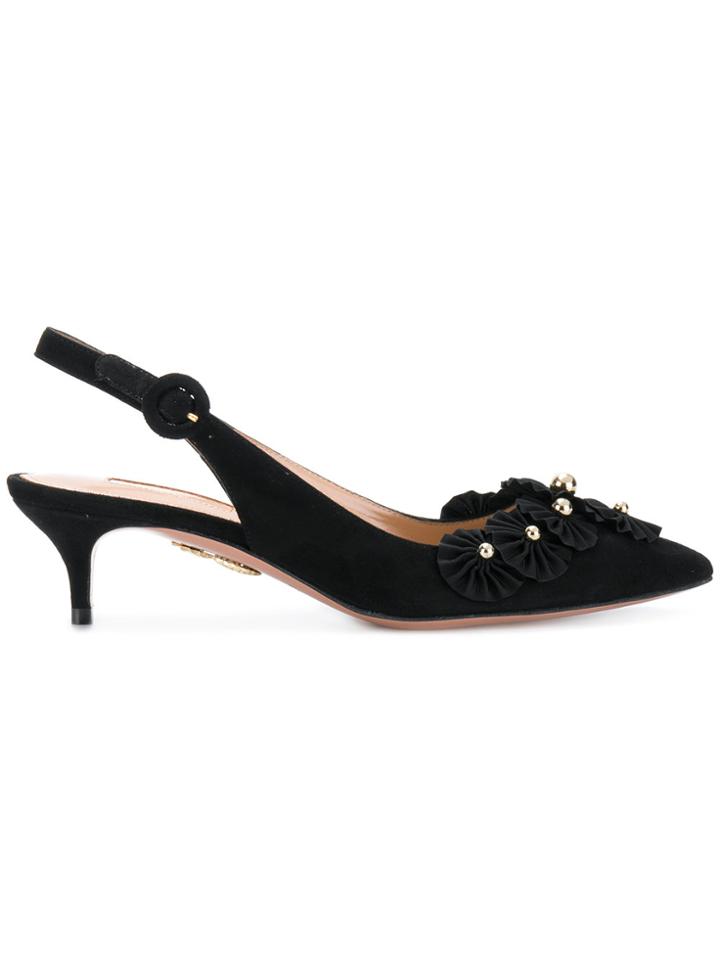 Aquazzura Exotic Pumps - Black