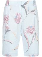 Paul Smith Floral Print Shorts - Blue