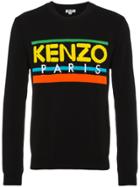 Kenzo Crew Neck Logo Sweater - Black