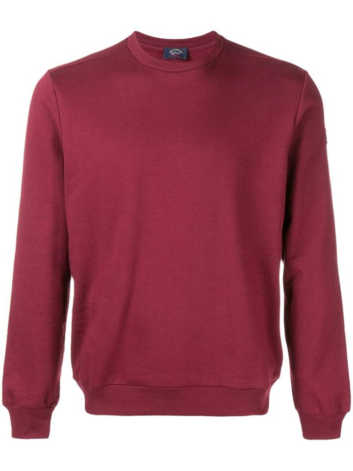 Paul & Shark Crew Neck Sweatshirt - Red