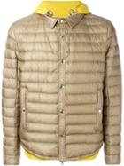 Moncler Layered Padded Jacket, Men's, Size: 6, Yellow/orange, Polyamide/feather Down