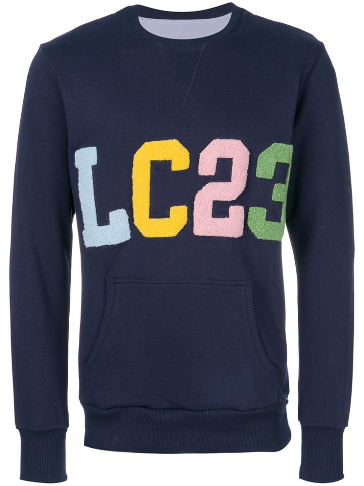 Lc23 Logo Patch Sweater - Blue