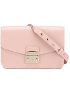 Furla Studded Strap Shoulder Bag - Pink