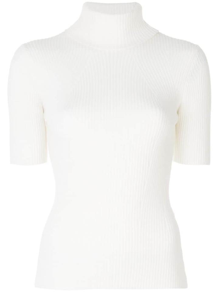 3.1 Phillip Lim Ribbed Turtleneck - White